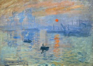 Impression, Sunrise, Monet, 1872–1873